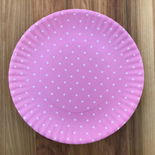 Load image into Gallery viewer, Melamine Polka Dot Dinner Plates | 4 Colors