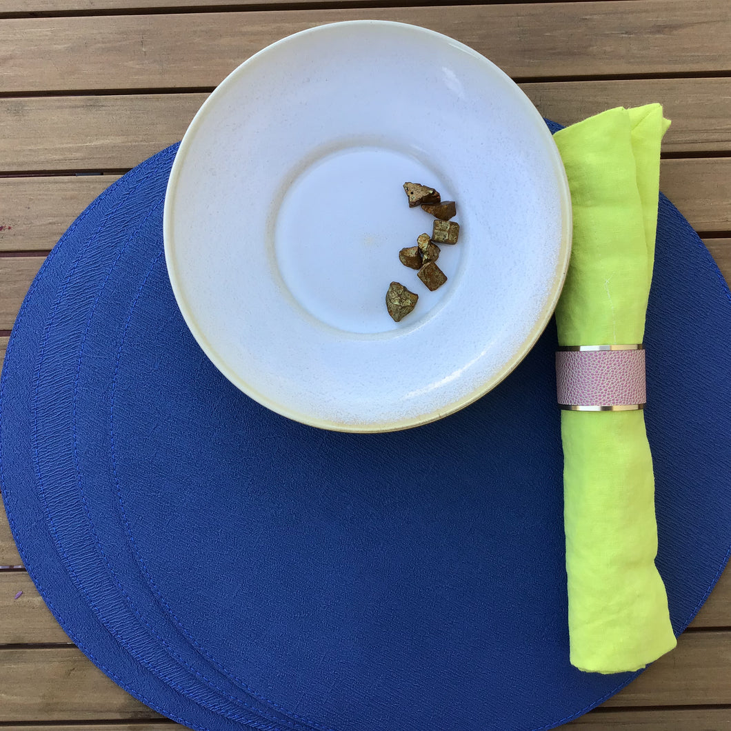 Blue Textured Placemats