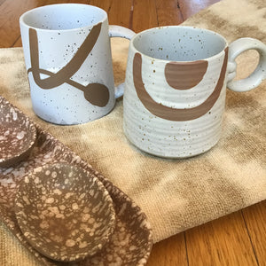 Speckled Stoneware Mugs | 2 Styles available at Bench Home