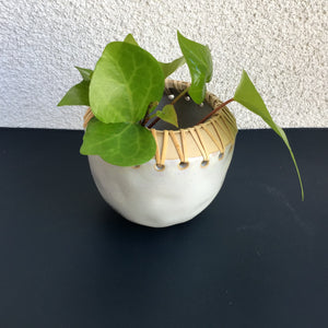 Rattan Wrapped Planter | 2 Styles available at Bench Home