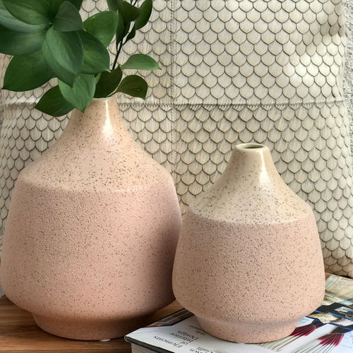 Blush Textured Vase | 2 Sizes