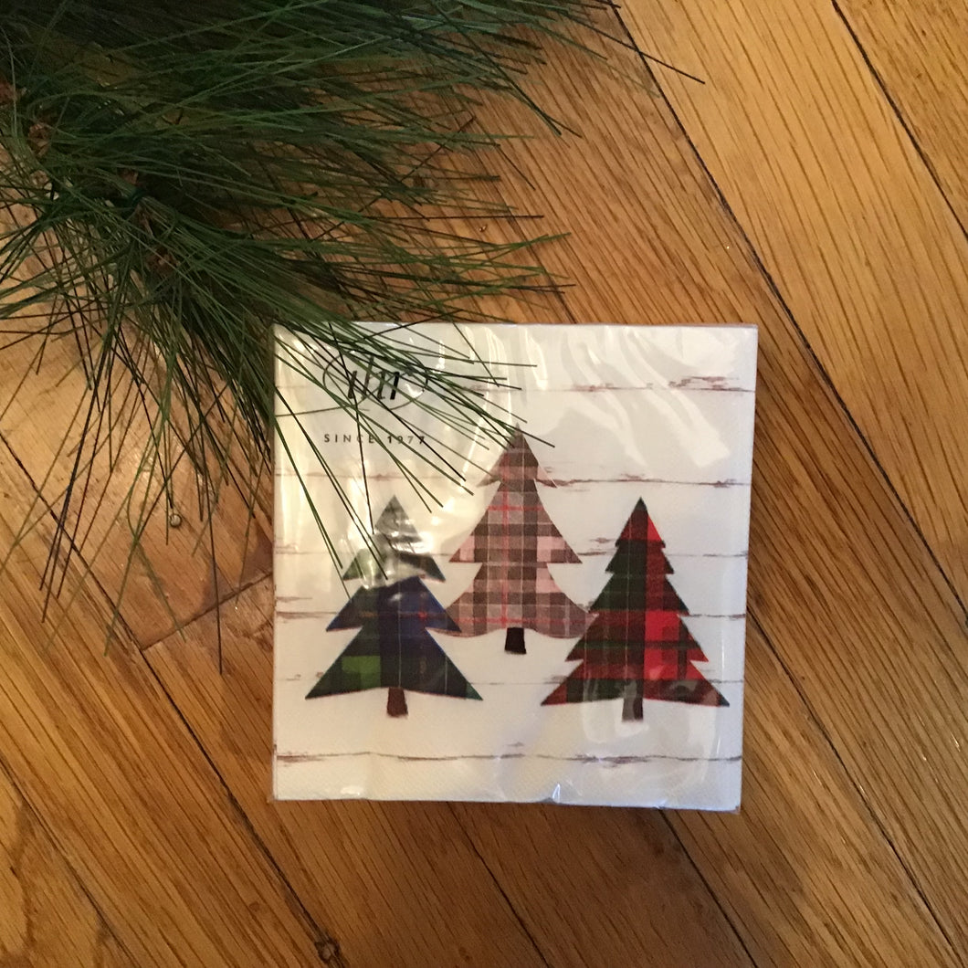 Checkered Pines Napkin Set | 3 Styles